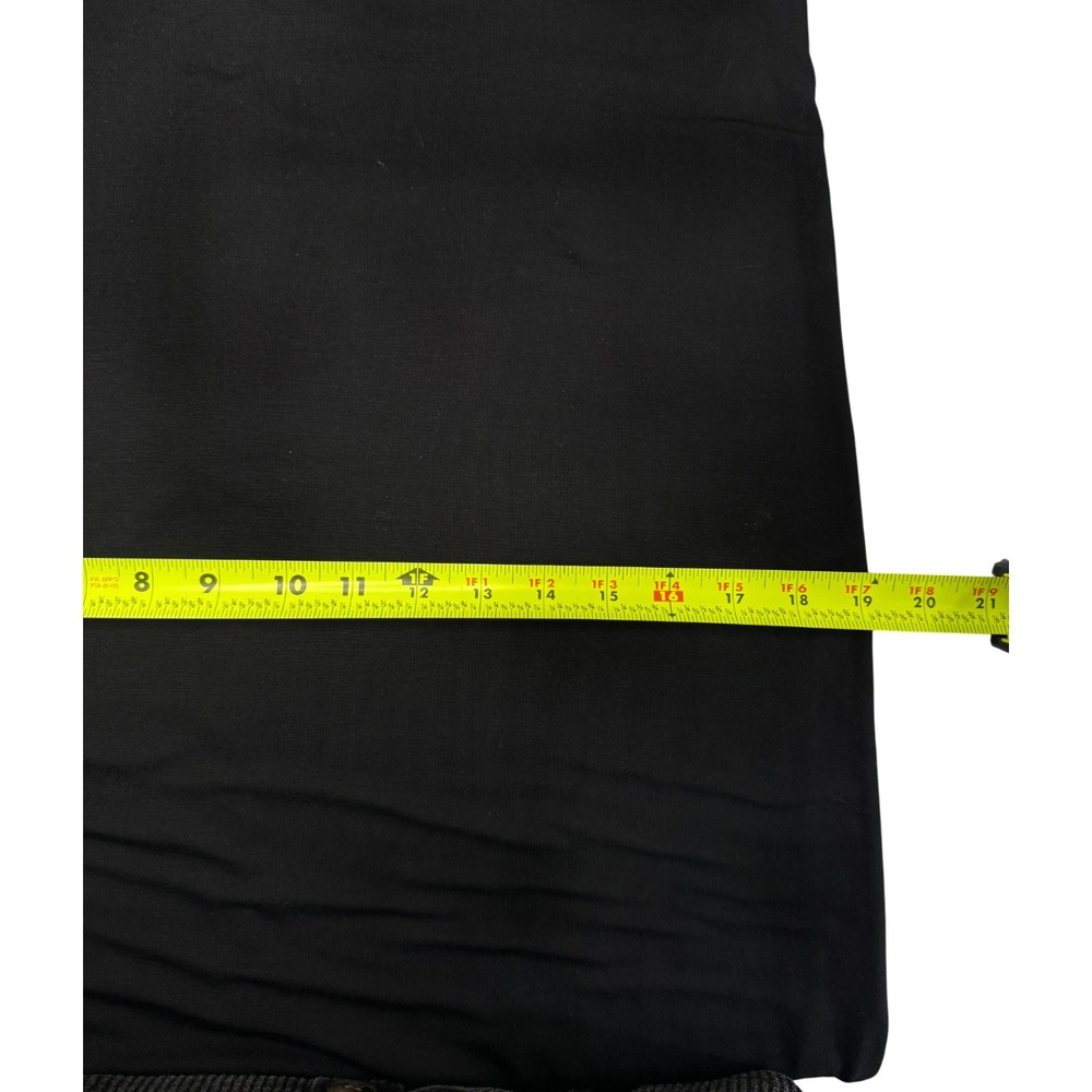 Garnet Hill Sleeveless Maxi Dress Mock Neck Black Minimalist Stretch Sz XS - Picture 13 of 14